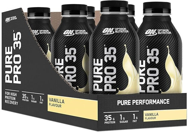 Optimum Nutrition Pure Pro Protein Ready to Drink - Vanilla (355ml) x 6