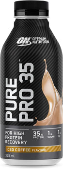 Optimum Nutrition Pure Pro Protein Ready to Drink - Iced Coffee (355ml) x 6