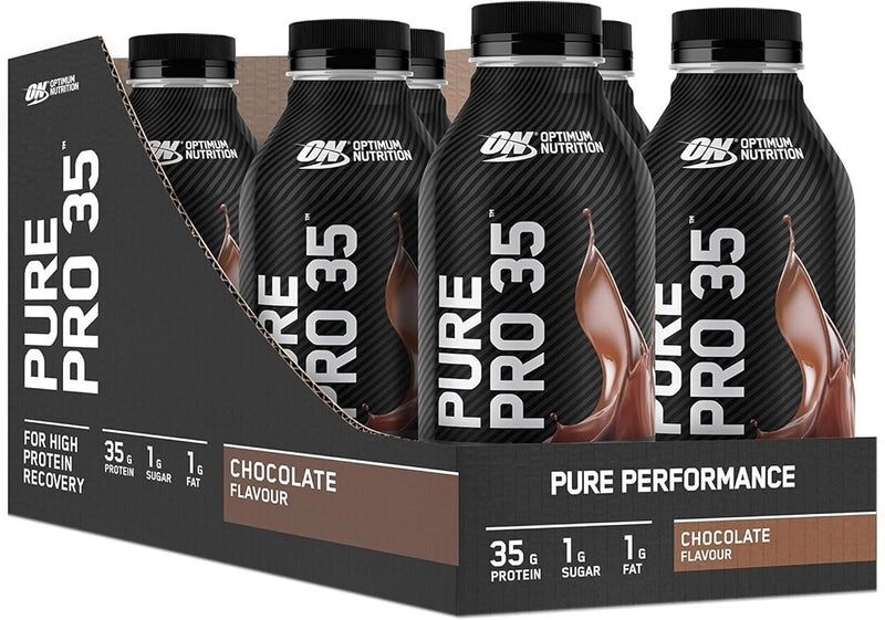 Optimum Nutrition Pure Pro Protein Ready to Drink - Chocolate (355ml) x 6