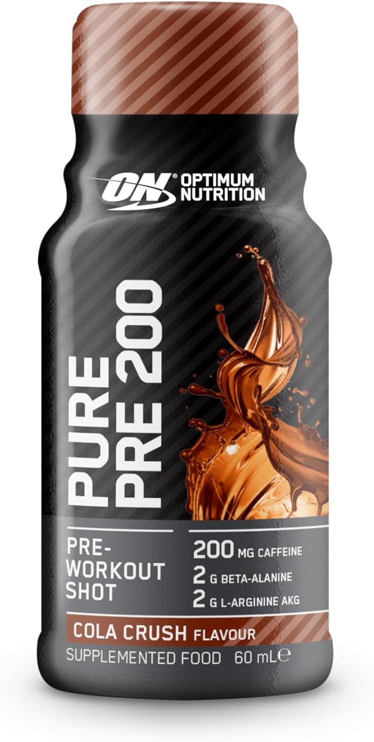 Optimum Nutrition Pre 200 Pre-Workout Shot - Cola Crush (60ml) x 12