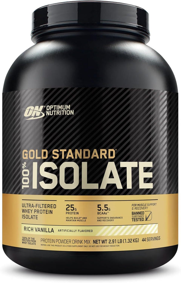 Optimum Nutrition Gold Standard 100% Isolate Protein - Vanilla - 1.32kg / 44 Servings