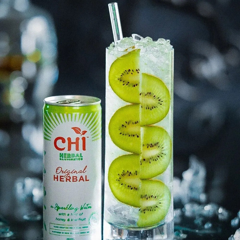 Ch'i Original Herbal Rejuvenation Sparkling Water - 250ml Can (12 Pack)