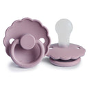 Frigg: Daisy Silicone Pacifier 2 Pack - Heather (0-6 months)