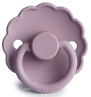 Frigg: Daisy Silicone Pacifier 2 Pack - Heather (0-6 months)