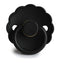 Frigg: Daisy Silicone Pacifier 2 Pack - Jet Black (6-18 months)