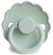 Frigg: Daisy Silicone Pacifier 2 Pack - Sea Foam (6-18 months)