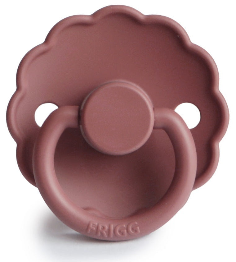 Frigg: Daisy Silicone Pacifier 2 Pack - Woodchuck (0-6 months)