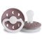 Frigg: Moon Phase Night Silicone Pacifier 2 Pack - Twilight Mauve (0-6 months)