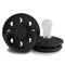 Frigg: Moon Phase Silicone Pacifier 2 Pack - Jet Black (0-6 months)