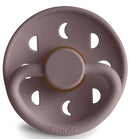 Frigg: Moon Phase Silicone Pacifier 2 Pack - Twilight Mauve (0-6 months)