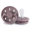 Frigg: Moon Phase Silicone Pacifier 2 Pack - Twilight Mauve (6-18 months)