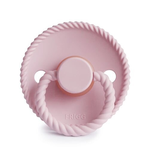 Frigg: Rope Latex Pacifier 2 Pack - Baby Pink (6-18 months)