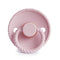 Frigg: Rope Silicone Pacifier 2 Pack - Baby Pink (6-18 months)