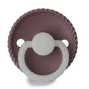 Frigg: Rope Silicone Pacifier 2 Pack - Twilight Mauve Night (0-6 months)