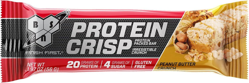 BSN Protein Crisp Bar - Peanut Butter Crunch (55g) x 12