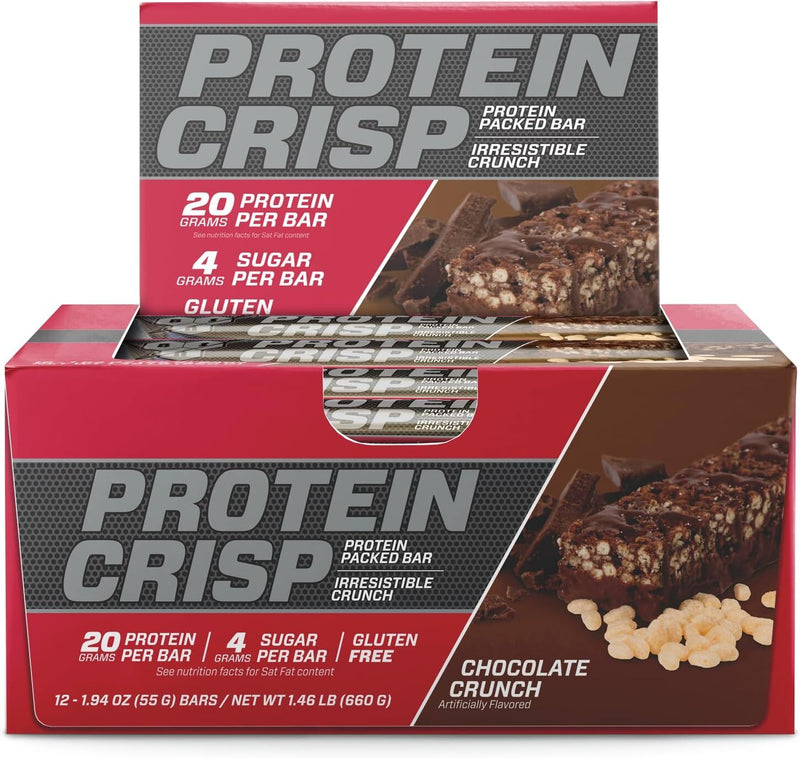 BSN Protein Crisp Bar - Chocolate Crunch (55g) x 12