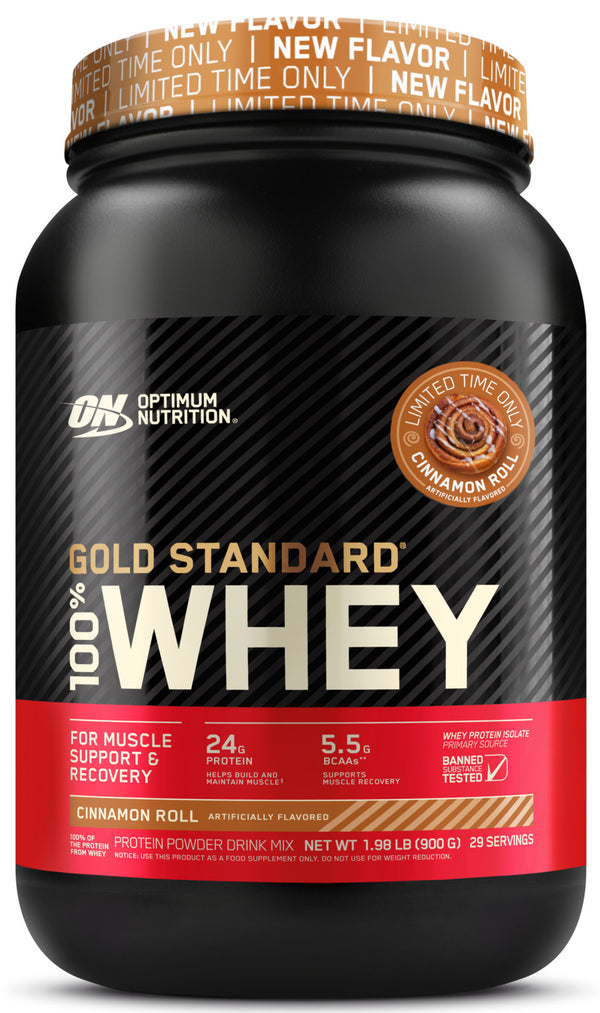 Optimum Nutrition Gold Standard 100% Whey Protein - Cinnamon Roll - 909g