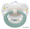 NUK: Signature Silicone Soother - 0-6 Months White Green (Single)