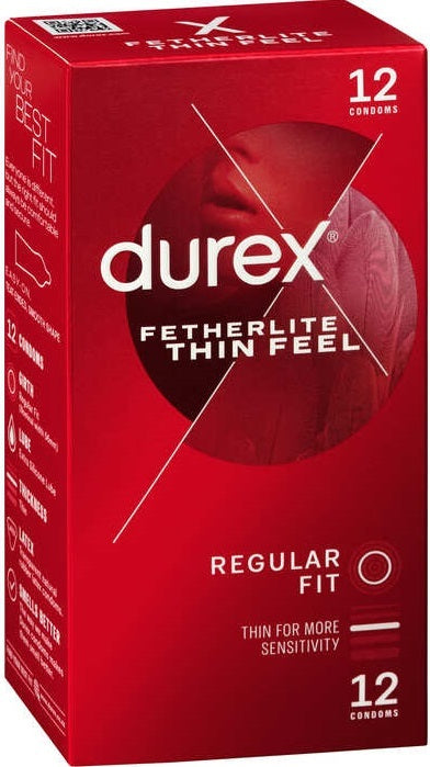 Durex: Fetherlite Thin Feel Condoms (12 Pack)