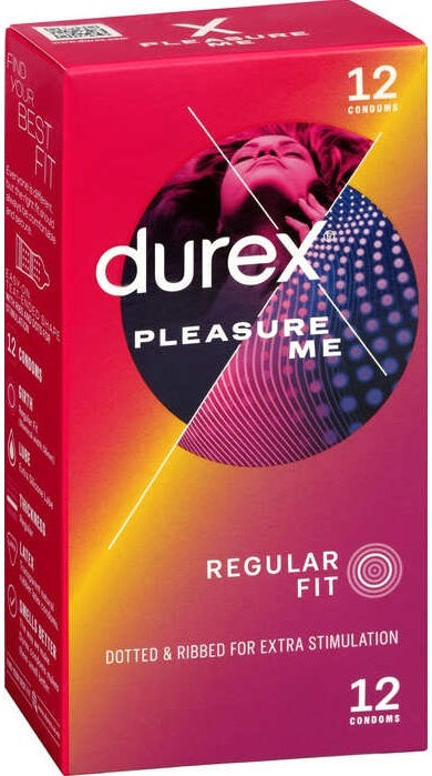 Durex: Pleasure Me Condoms (12 Pack)