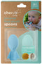 Cherub Baby: Universal Food Pouch Spoon - Blue/Green (2 Pack)