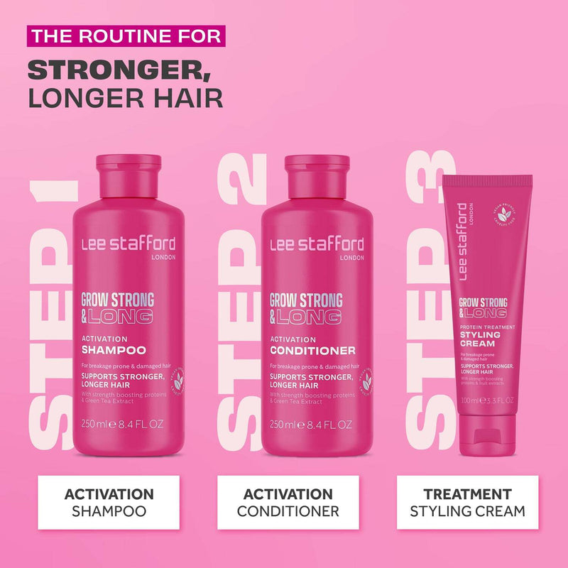 Lee Stafford: Grow Strong & Long Treatment Styling Cream (100ml)