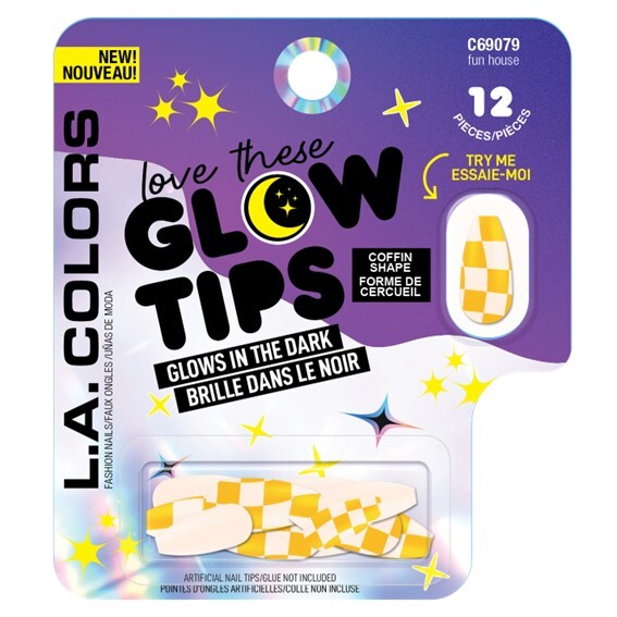 L.A. Colors: Glow In The Dark Nail Tip - Funhouse