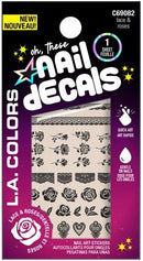 L.A. Colors: Nail Sticker Decal - Lace & Roses