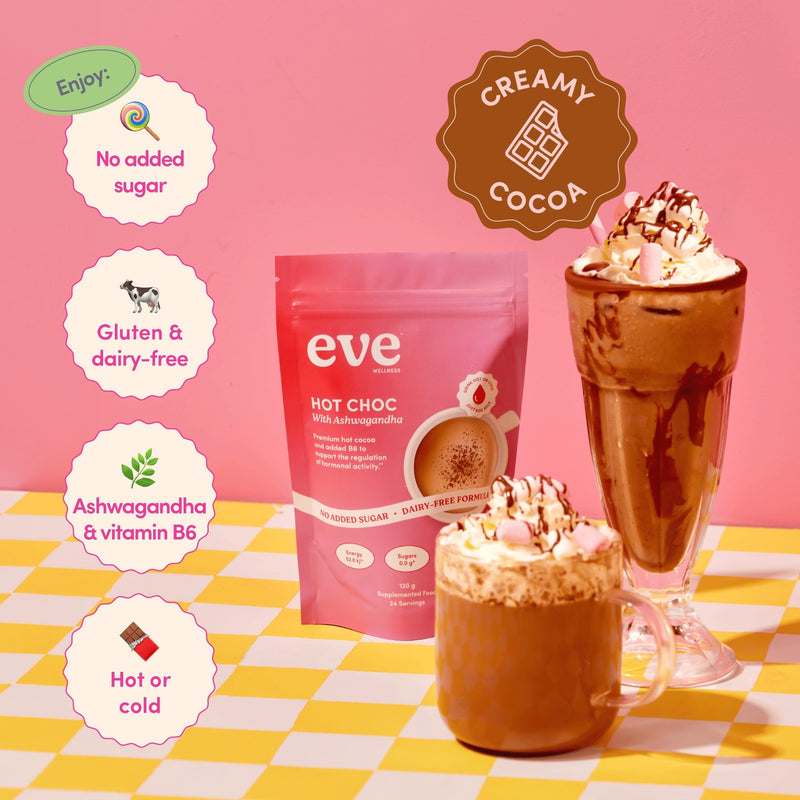 Eve Wellness Hot Choc with Ashwagandha x 24 Servings (Women's)