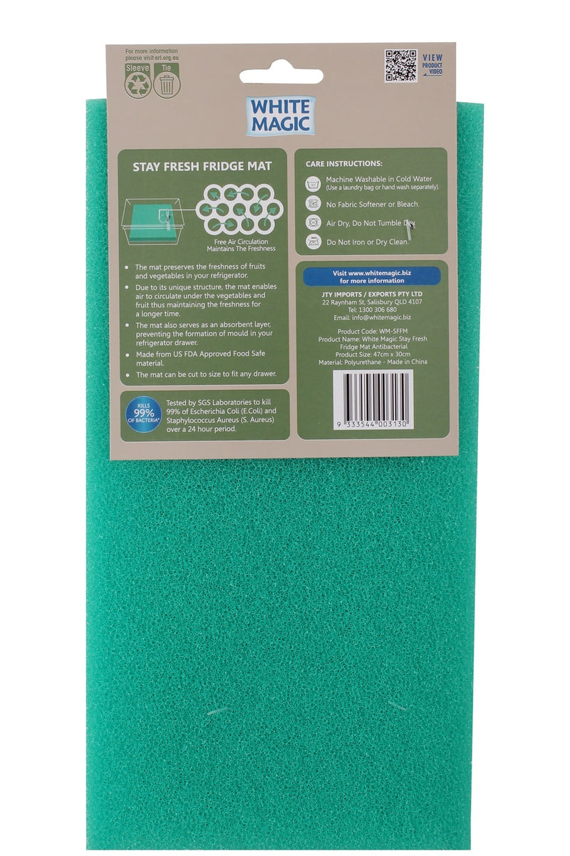 White Magic: Stay Fresh Antibacterial Fridge Mat