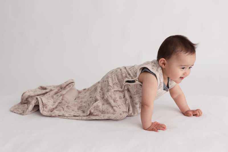 Woolbabe: Summer Sleeping Bag - Dune Seascape (3-24 Months)