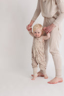 Woolbabe: Summer Sleeping Suit - Dune Seascape (1 Year)