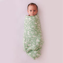 Woolbabe: Merino/Organic Cotton Swaddle/Blanket - Moss Wilderness