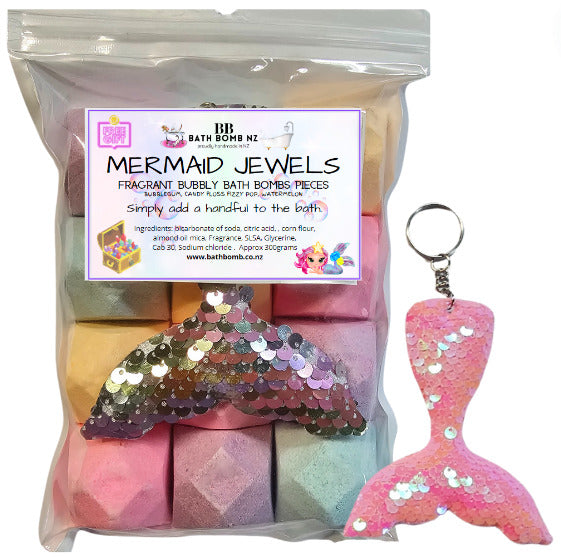 Bath Bomb NZ: Bath Bomb Mermaid Jewels