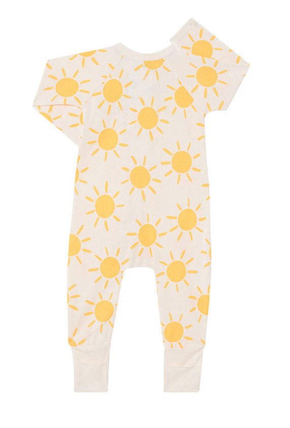 Bonds: Wondercool Eyelet Zippy Wondersuit - Sunburst (Size 0)