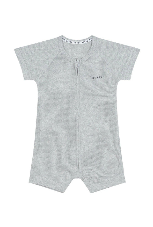 Bonds: Waffle Romper - New Grey Marle (Size 0)