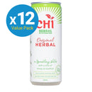 Ch'i Original Herbal Rejuvenation Sparkling Water - 250ml Can (12 Pack)