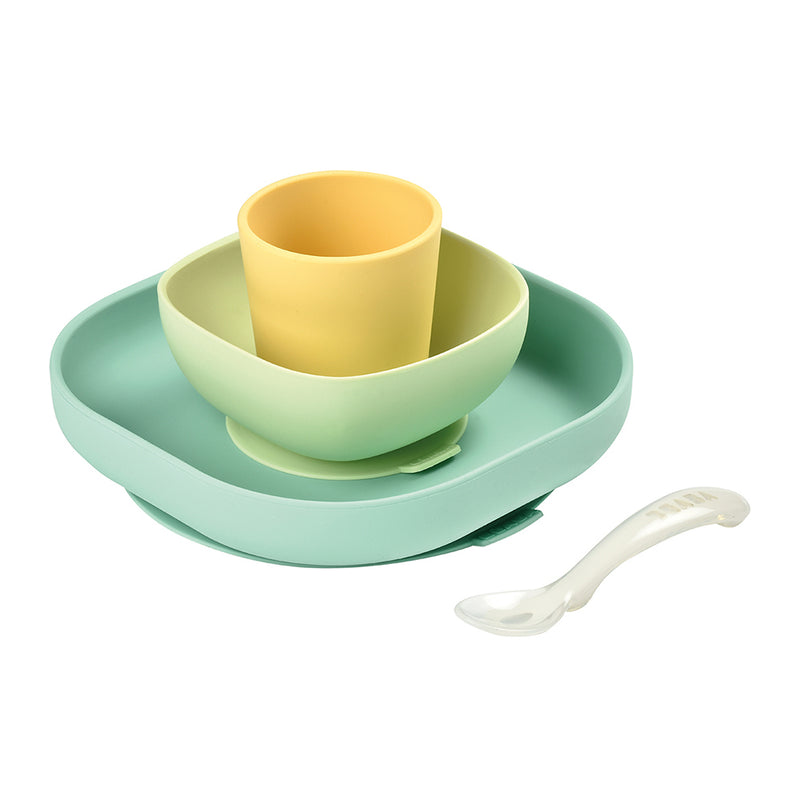 Beaba: Silicone Meal Set - Yellow