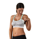 Bravado: Body Silk Seamless Rhythm Nursing Bra - White Grey Spacedye (Small)