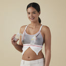 Bravado Designs: Clip and Pump Nursing Bra - Dove Heather W/Dusted Peony (Medium)