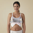 Bravado Designs: Clip and Pump Nursing Bra - Dove Heather W/Dusted Peony (Small)