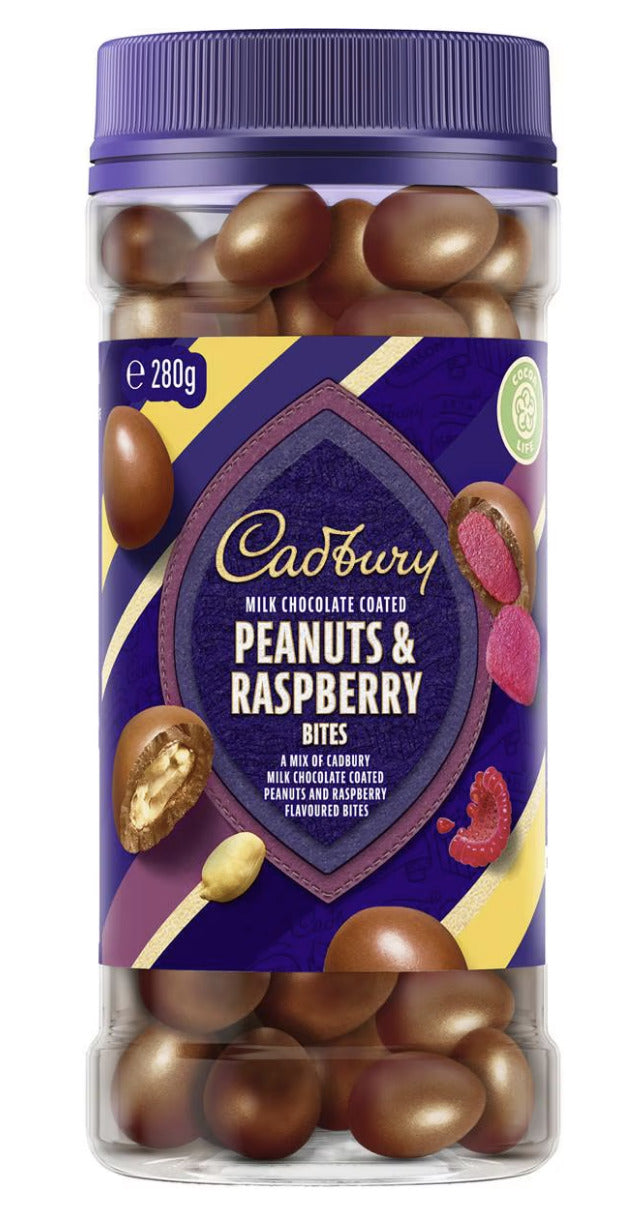 Cadbury: Raspberry & Peanut Chocolates (280g)