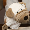 Squoodles: Deluxe Hand Puppets - White Bulldog