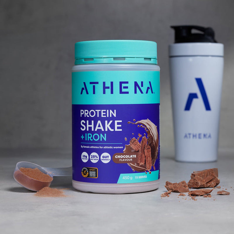 Athena Protein Shake + Iron - Chocolate (450g)