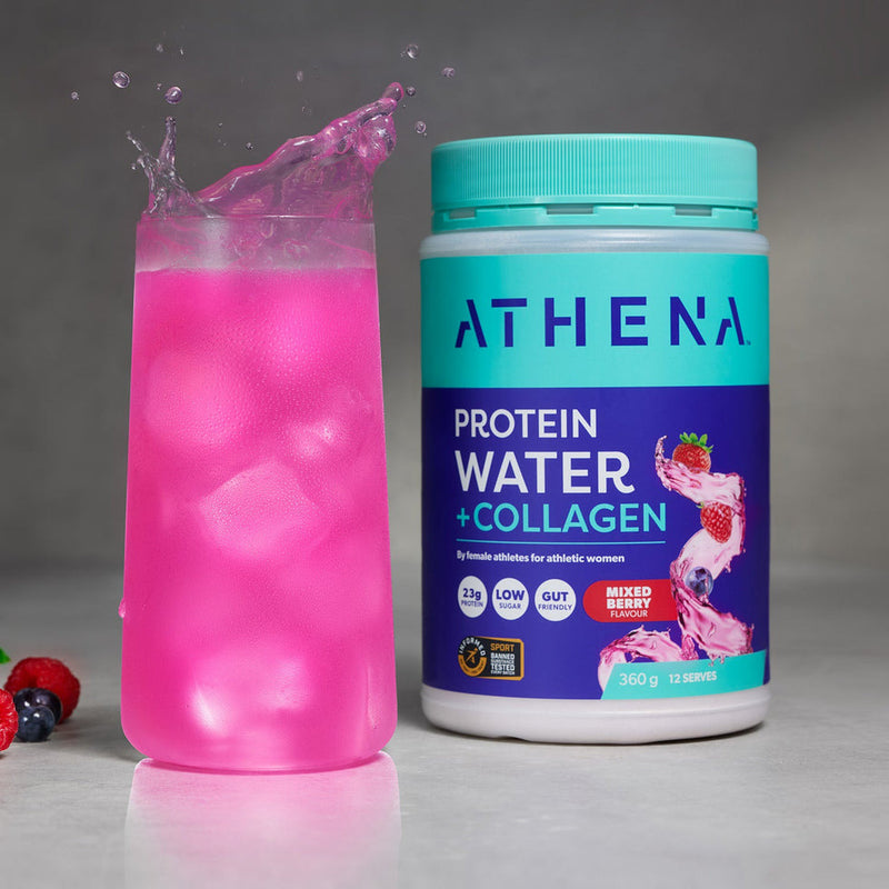 Athena Protein Water + Collagen - Mixed Berry (360g)