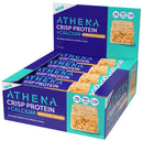 Athena Crisp Protein + Calcium Bars - White Chocolate Caramel (55g) x12