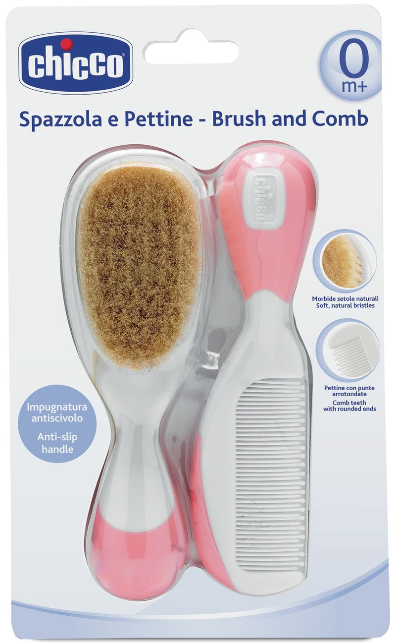 Chicco: Brush and Comb - Pink