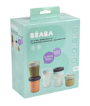 Beaba: Clip Portions Food Storage Toddler Set - Storm (150ml/250ml)