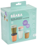 Beaba: Clip Portions Food Storage Toddler Set - Eucalyptus (250ml)