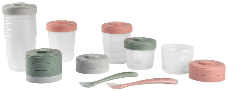 Beaba: Clip Portions Meal & Food Storage Expert Pack - Eucalyptus